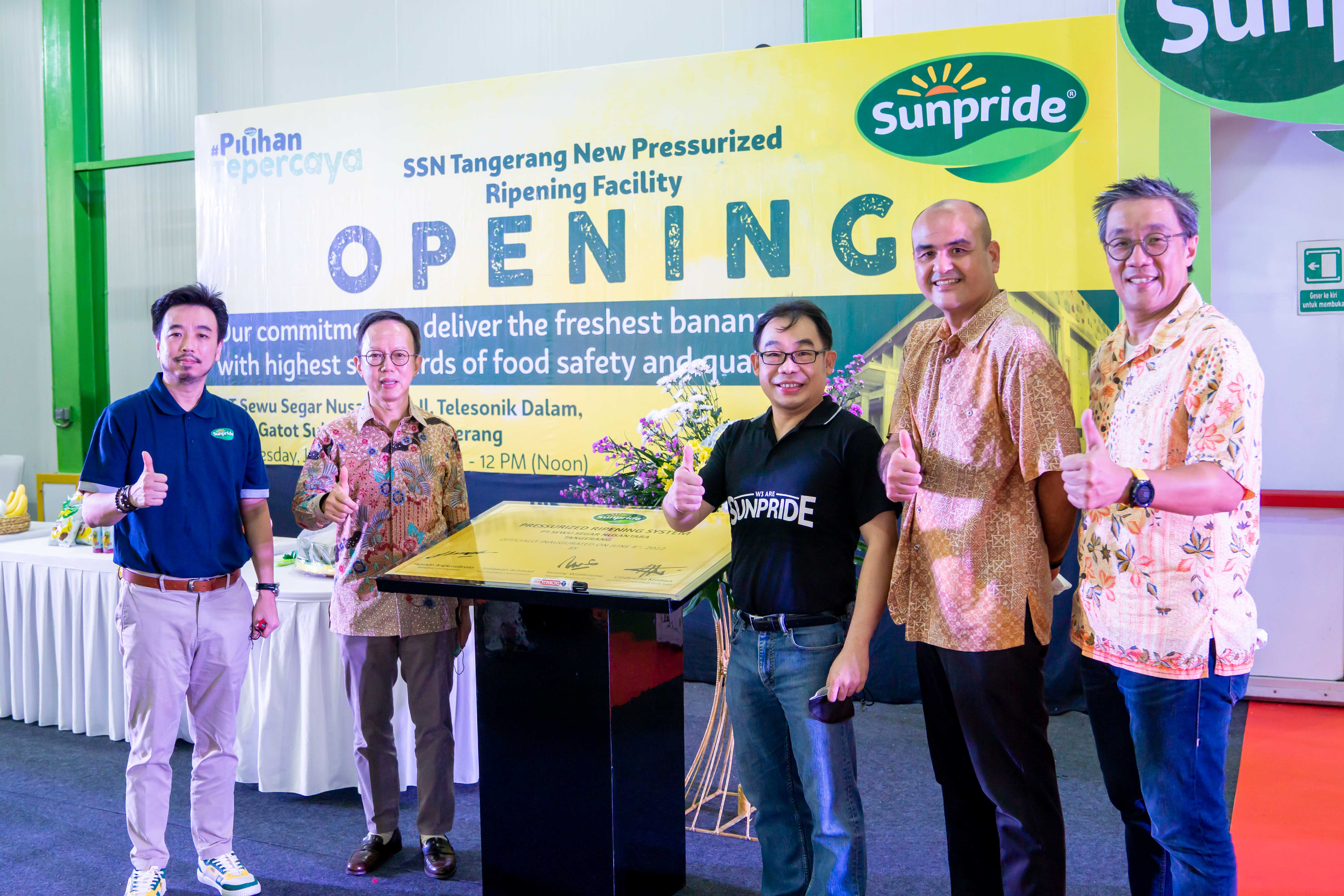 Sunpride Inaugurates the Most Sophisticated Ripening Room in Indonesia