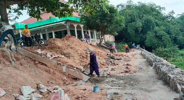 PT GGP Dukung Perluasan Halaman Masjid